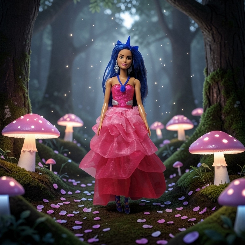 Barbie 65th Anniversary Unicorn Doll Inspired By "Touch of Magic Series" TV Show - Picture 3 of 14